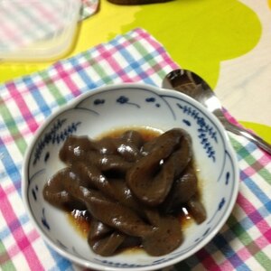 こんにゃくのピリ辛炒め